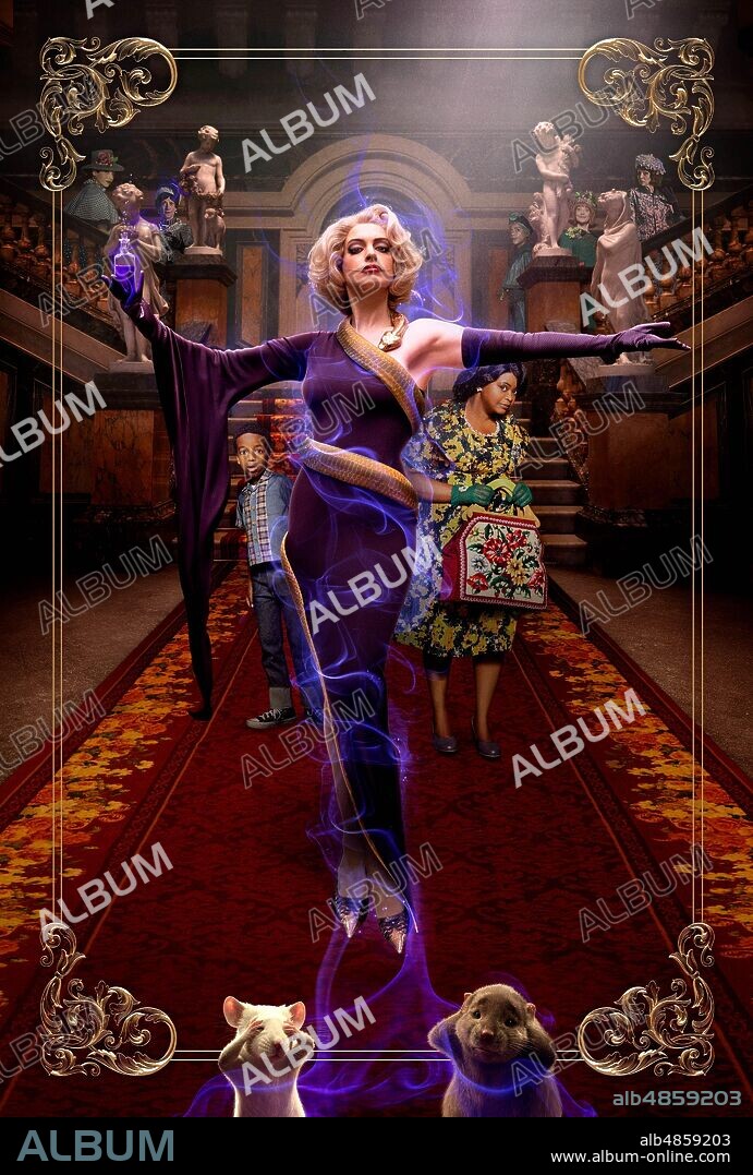 ANNE HATHAWAY, JAHZIR BRUNO y OCTAVIA SPENCER en LAS BRUJAS DE ROALD DAHL, 2020 (THE WITCHES), dirigida por ROBERT ZEMECKIS. Copyright WARNER BROS PICTURES.