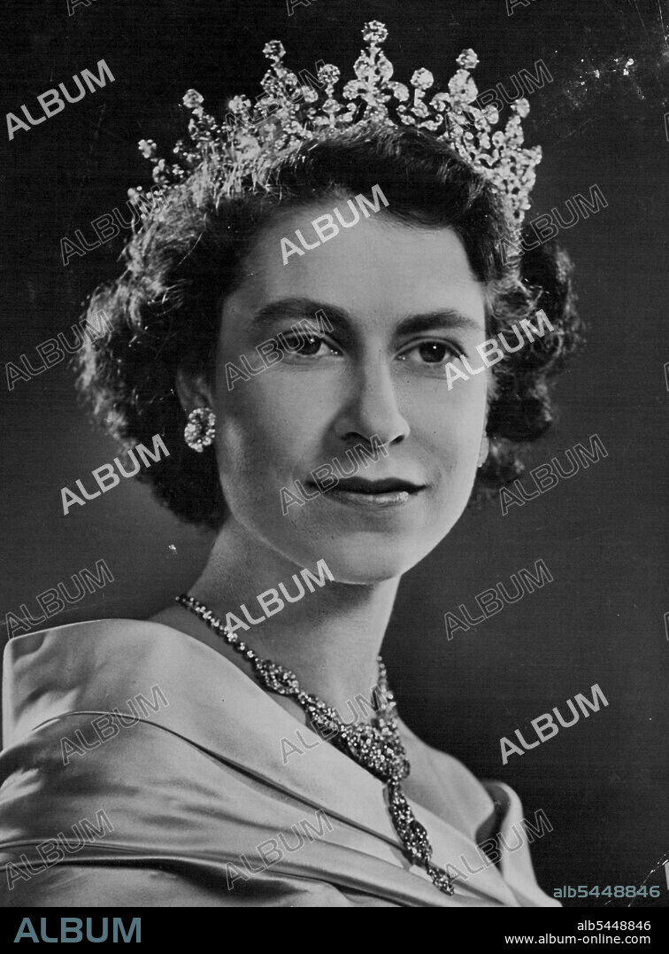 H.M. Queen Elizabeth The Second. July 1, 1951. (Photo by Karsh, Camera Press).
