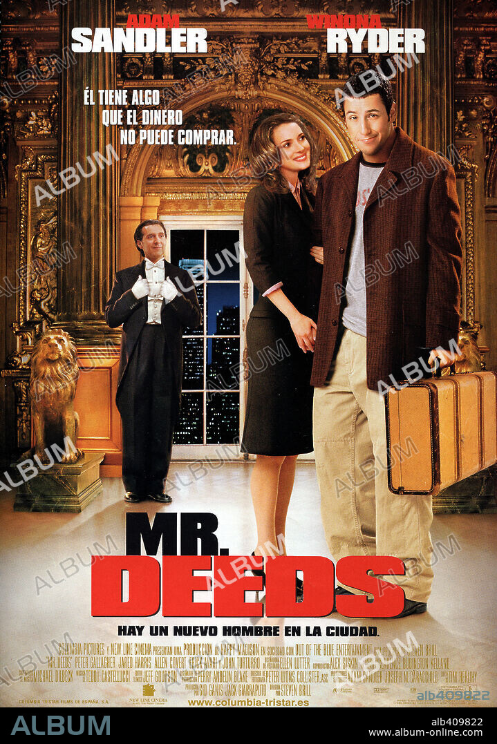 Poster of MR. DEEDS, 2002, directed by STEVEN BRILL. Copyright COLUMBIA PICTURES.