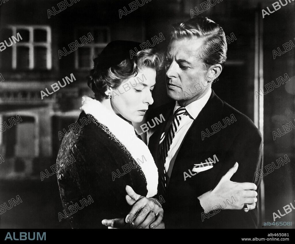 INGRID BERGMAN and KURT KREUGER in FEAR, 1954 (LA PAURA), directed by ROBERTO ROSSELLINI. Copyright MINERVA.