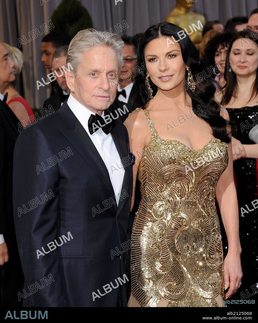 August 28, 2103 - FILE - MICHAEL DOUGLAS, 68, and CATHERINE ZETA-JONES, 43, are separating. The star couple is splitting after almost 13 years. PICTURED: Feb. 24, 2013 - Los Angeles, California, U.S. - Actors Michael Douglas and Catherine Zeta-Jones at he 85th Academy Awards. 28/08/2013