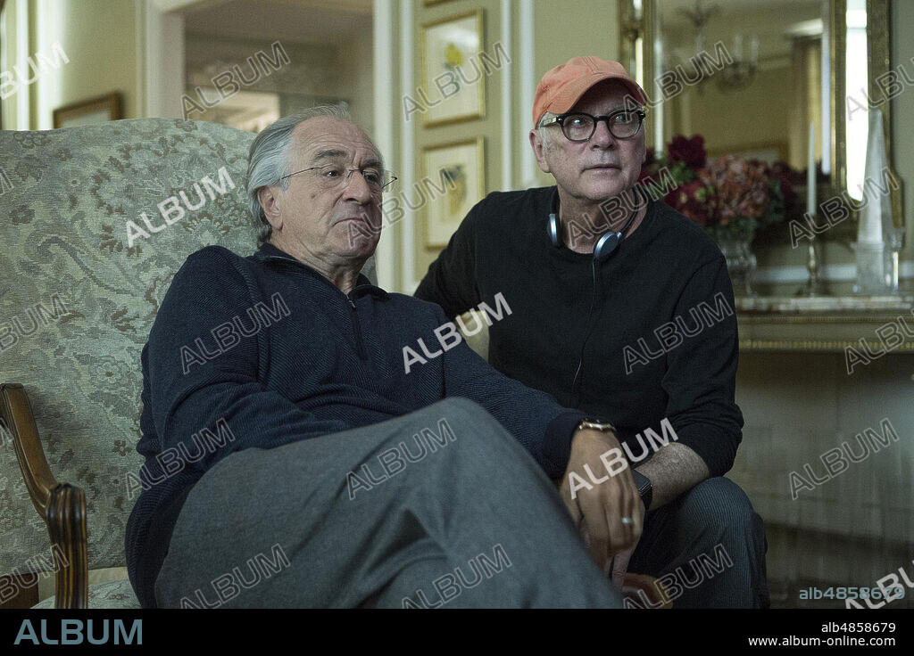 BARRY LEVINSON y ROBERT DE NIRO en THE WIZARD OF LIES, 2017, dirigida por BARRY LEVINSON. Copyright HBO/TRIBECA PRODUCTIONS.