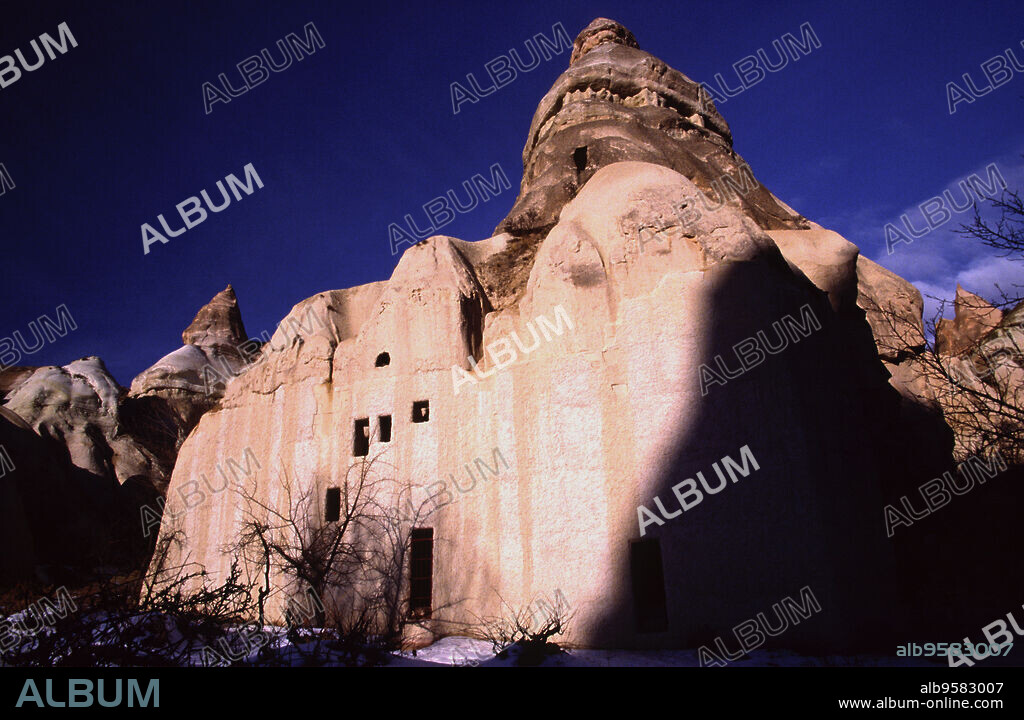 Iglesia rupestre de San Juan de Güllüdere (s.X). valle de Güllüdere.Cavusin.Capadocia.Anatolia.Turquia.