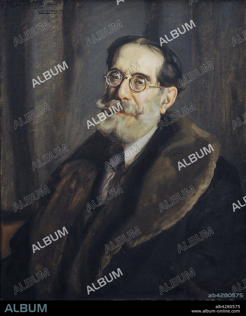 Enrique Fernandez Arbos (1863-1939). Spanish composer and violinist. Portrait by Jose Maria Lopez Mezquita (1883-1954), 1934. San Fernando Royal Academy of Fine Arts. Madrid. Spain.