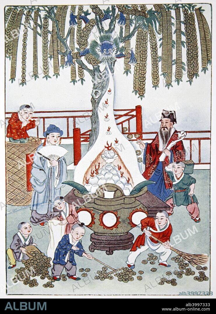 The Money Tree, 1922. From Myths and Legends of China, by Edward TC Werner, published by George G Harrap & Co, 1922.