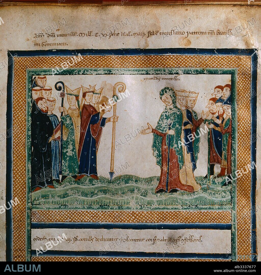 Matilda of Tuscany (From: Vita Mathildis di Donizone di Canossa).