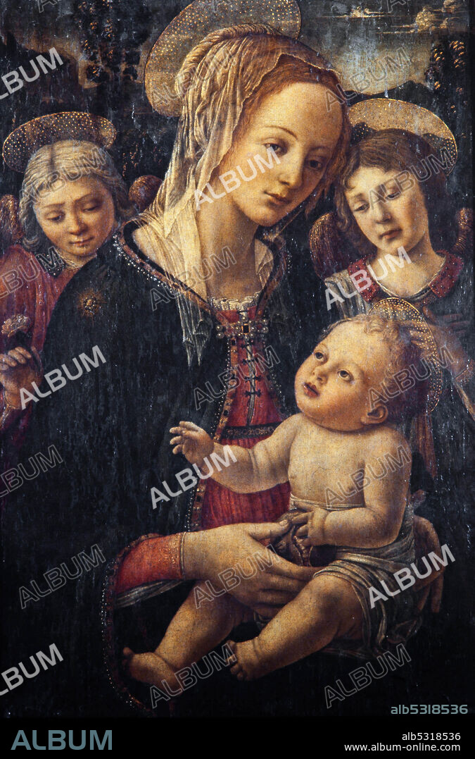 Filippo Lippi / 'Virgen con niño', siglo XV.