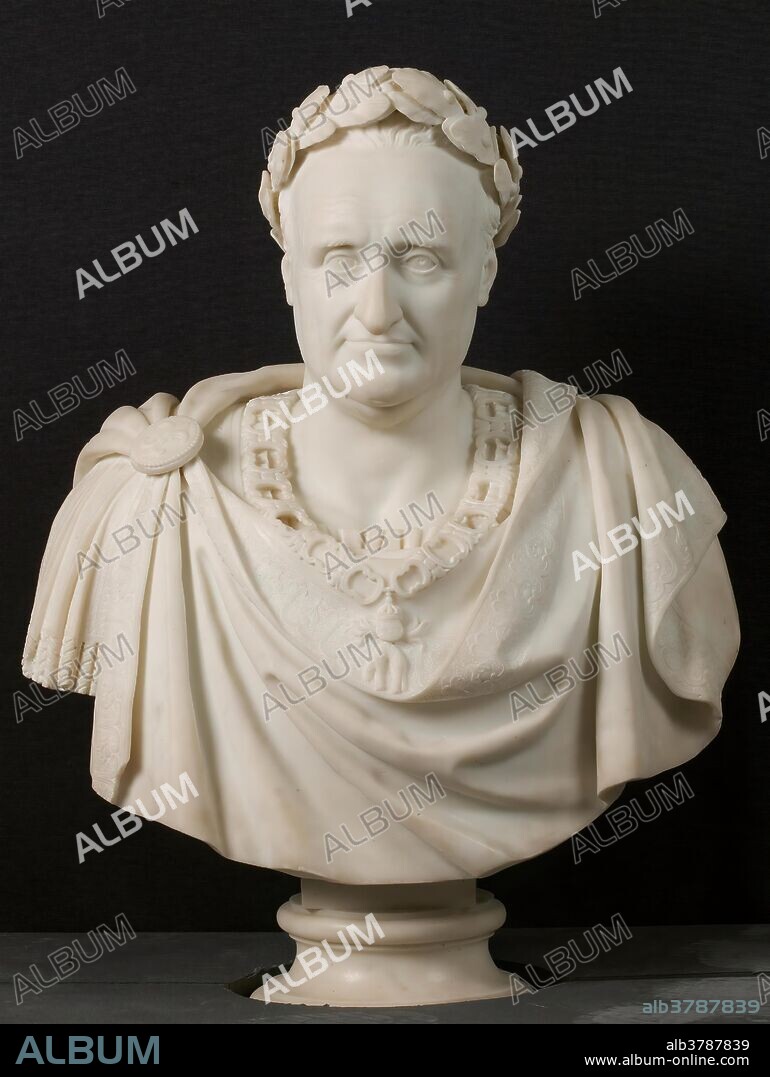 RAMÓN BARBA. Ramón Barba / 'El rey Carlos IV'. 1815. Mármol, 86,5 x 67 cm.