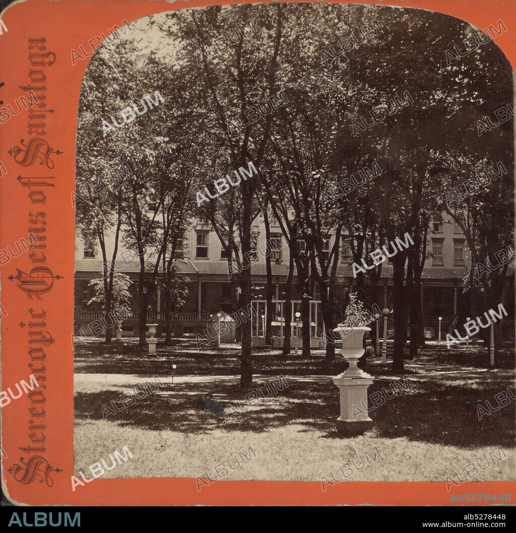 Park of Grand Union Hotel, Saratoga, N.Y., Hall Bros. (Brooklyn, N.Y.), New York (State), Saratoga Springs, Saratoga Springs (N.Y.).