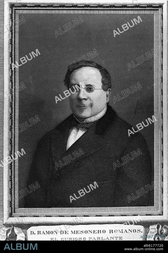 RAMON MESONERO ROMANOS (1803-1882).