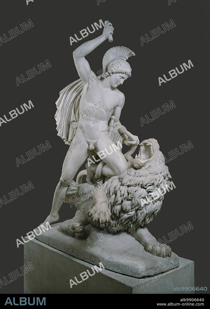 JOHANN NEPOMUK SCHALLER. Bellerophon fighting with the Chimeira, 1821.