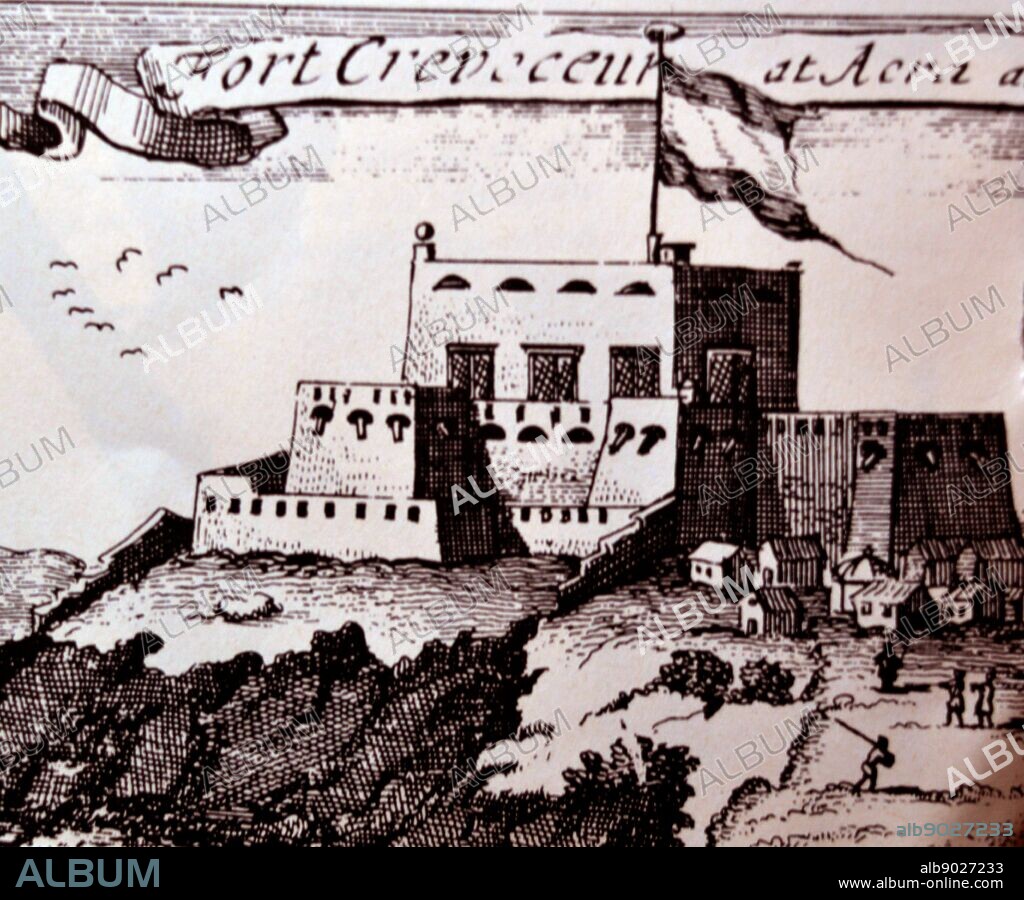 Ussher Fort is a fort in Accra, Ghana. built by the Dutch in 1649 as Fort Crèvec½ur, to the east of Accra. It was one of three forts that Europeans built in the region during the middle of the 17th Century. Fort Crèvec½ur was part of the Dutch Gold Coast. The Anglo-Dutch Gold Coast Treaty (1867), which defined areas of influence on the Gold Coast, transferred it to the British in 1868.