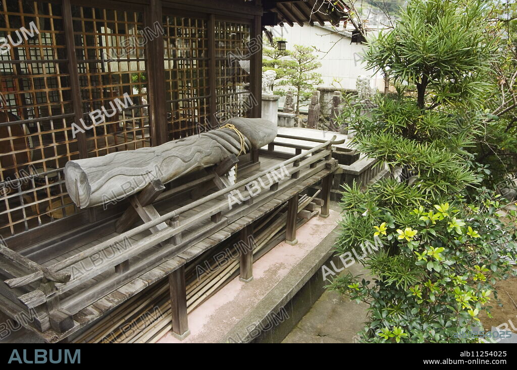 Phallic objects at Taga jinja shrine and sex museum, Uwajima, Ehime prefecture, Shikoku Island, Japan, Asia.