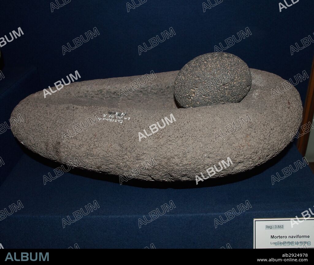 MORTERO NAVIFORME, MUSEO CANARIO, LAS PALMAS DE G. CANARIA. 20/03/2015
