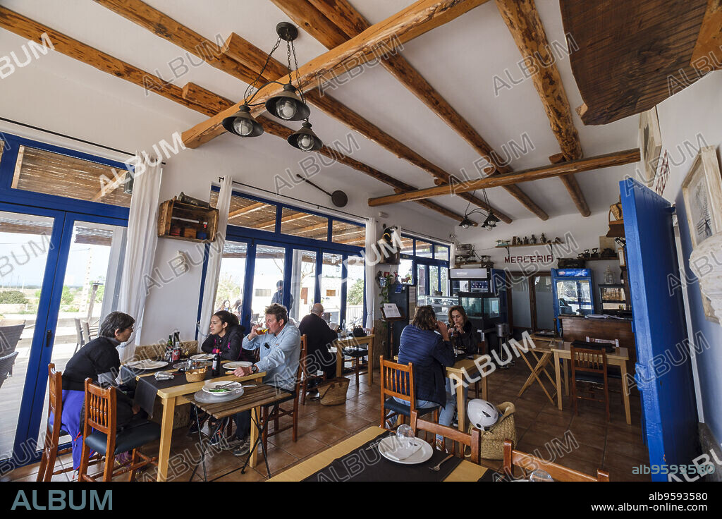 Sa Figuera restaurant, La Mola, Formentera, Pitiusas Islands, Balearic Community, Spain.
