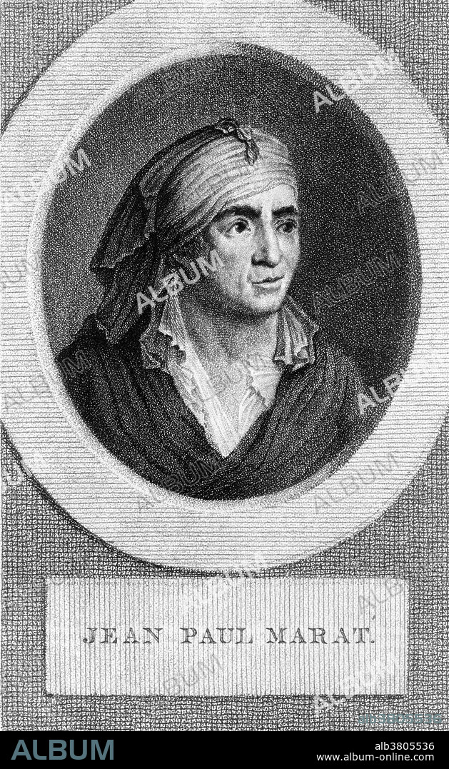Jean-Paul Marat (May 24, 1743 - July 13, 1793) was a physician, political theorist and scientist best known for his career in France as a radical journalist and politician during the French Revolution. As a physician he maintained a lucrative private practice, he received an annual stipend as physician in the household of the comte d'Artois, brother of Louis XVI, who would in 1824 ascend to the throne as Charles X. His transition from physician to physicist in 1783 occurred quite naturally: his work on the diseases of the eye stimulated an interest in optics, and his interest in electrotherapy brought him to study electricity. But, on the eve of the French Revolution, he placed his career as a scientist and doctor behind him and took up his pen on behalf of the of the lower class. He broadcast his views through public speaking, essay writing and newspaper journalism. His radical denunciations of counter-revolutionaries supported much of the violence that occurred during the wartime phases of the French Revolution and his constant persecution of enemies of the people, brought him the trust of the populace and made him their unofficial link to the radical Jacobin group that came to power. In 1793 he was murdered in his bathtub by Charlotte Corday, a Girondist sympathizer. She plunged a kitchen knife into his chest, where it pierced just under his right clavicle, opening the carotid artery, close to the heart. The massive bleeding was fatal within seconds. He was 50 years old.