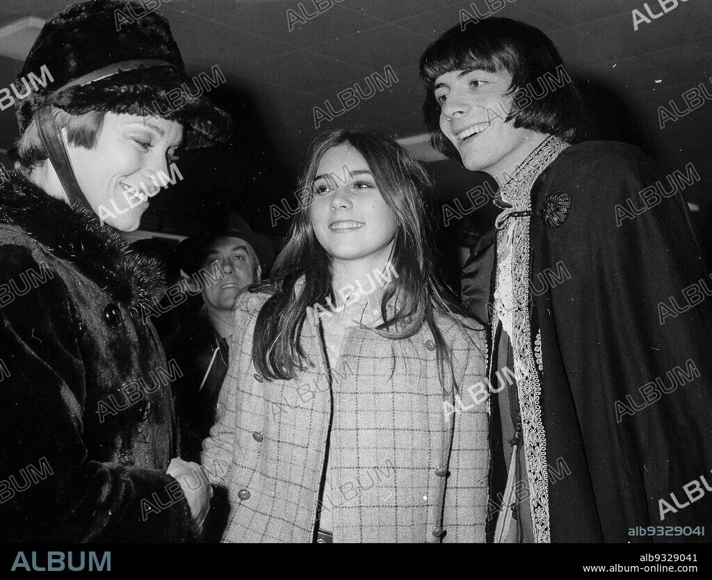 Linda Christian, Romina Power, Stanislaus Klossowski De Rola, 1966.