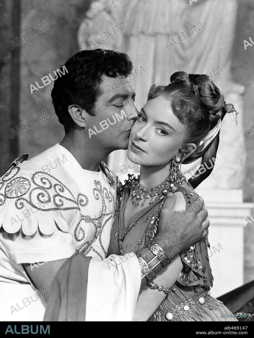 DEBORAH KERR y ROBERT TAYLOR en QUO VADIS, 1951, dirigida por MERVYN LEROY. Copyright M.G.M.