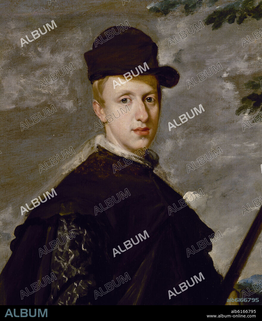 DIEGO VELAZQUEZ (1599-1660). EL CARDENAL INFANTE DON FERNANDO DE AUSTRIA - DETALLE - 1632/1636 - O/L - NP 1186 - BARROCO ESPAÑOL - CONJUNTO 405.