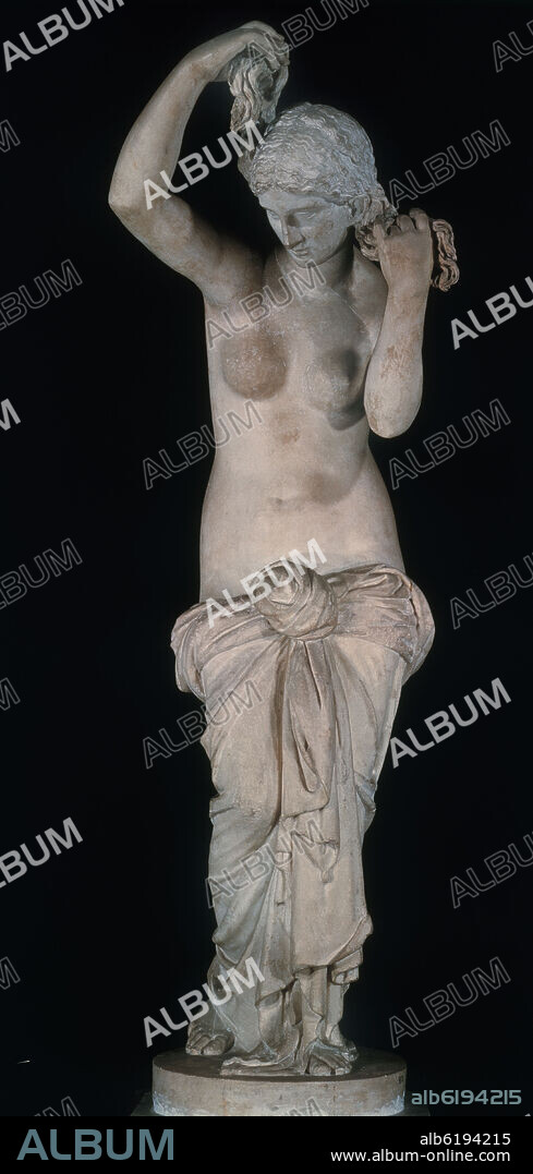 LYSIPPE. VENUS ANADYOMENE, AFRODITA SALIENDO DEL BAÑO.