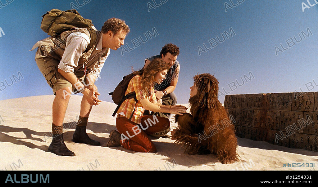 ANNA FRIEL, DANNY MCBRIDE, JORMA TACCONE and WILL FERRELL in LAND OF THE LOST, 2009, directed by BRAD SILBERLING. Copyright MOSAIC MEDIA GROUP.