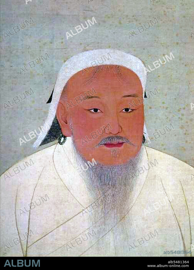 Genghis Khan (1162-1227), born Borjigin Temujin, was the founder, Khan (ruler) and Khagan (emperor) of the Mongol Empire, which became the largest contiguous empire in history after his death. He came to power by uniting many of the nomadic tribes of northeast Asia. After founding the Mongol Empire and being proclaimed 'Genghis Khan', he began the Mongol invasions that would ultimately result in the conquest of most of Eurasia. These included raids or invasions of the Kara-Khitan Khanate, Caucasus, Khwarezmid Empire, Western Xia and Jin dynasties. These campaigns were often accompanied by wholesale massacres of the civilian populations - especially in Khwarezmia. By the end of his life, the Mongol Empire occupied a substantial portion of Central Asia and China. The founder of the Mongolian State, Temujin Genghis Khan, was born in 1162, the black horse year, in Deluunboldog on the bank of river Onon, Hentei Aimag as the eldest son of Yesuhey Baatar and princess Oulun. He assumed the throne in 1206, the red tiger year, and passed away in 1227, the red pig year. The first capital of his empire was in Hudou aral on the Herlen River, present day Avarga Toson.