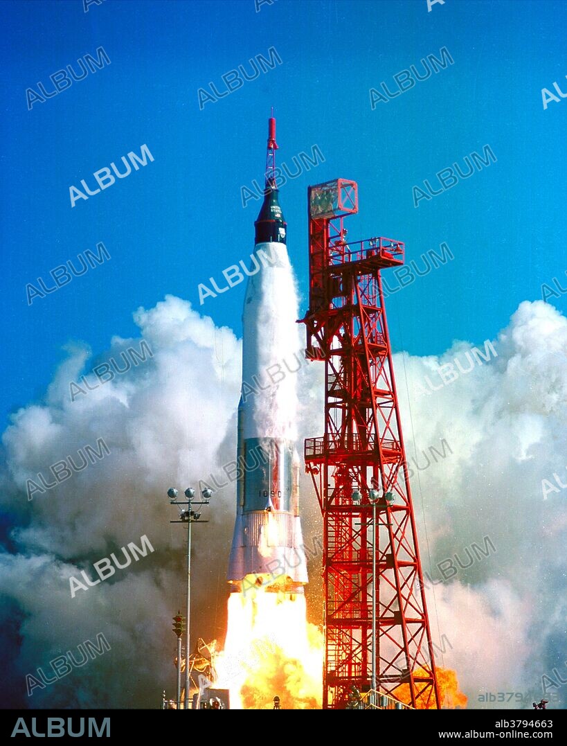 Mercury-Atlas 6 (MA-6) was the third human spaceflight for the U.S. and part of Project Mercury. Conducted by NASA on February 20, 1962, the mission was piloted by astronaut John Glenn, who performed three orbits of the Earth, making him the first US astronaut to orbit the Earth. The Mercury spacecraft, named Friendship 7, was carried to orbit by an Atlas LV-3B launch vehicle lifting off from Launch Complex 14 at Cape Canaveral, Florida. After four hours and 56 minutes in flight the spacecraft re-entered the Earth's atmosphere, splashed down in the Atlantic Ocean and was safely taken aboard the USS Noa.