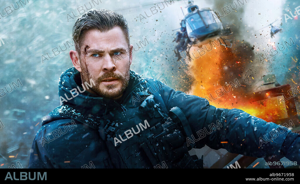 CHRIS HEMSWORTH en TYLER RAKE 2, 2022 (EXTRACTION 2), dirigida por SAM HARGRAVE. Copyright AGBO / Netflix.