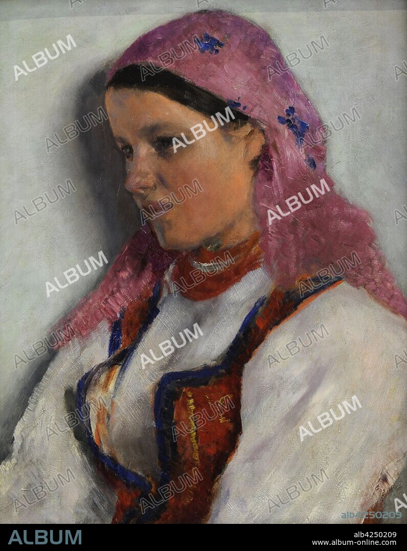Aleksander Gierymski (1850-1901). Pintor polaco. Una chica de Bronowice, 1893-1894. Galería de Arte Polaco del siglo XIX (Lonja de los Paños, Sukiennice). Museo Nacional de Cracovia. Polonia.