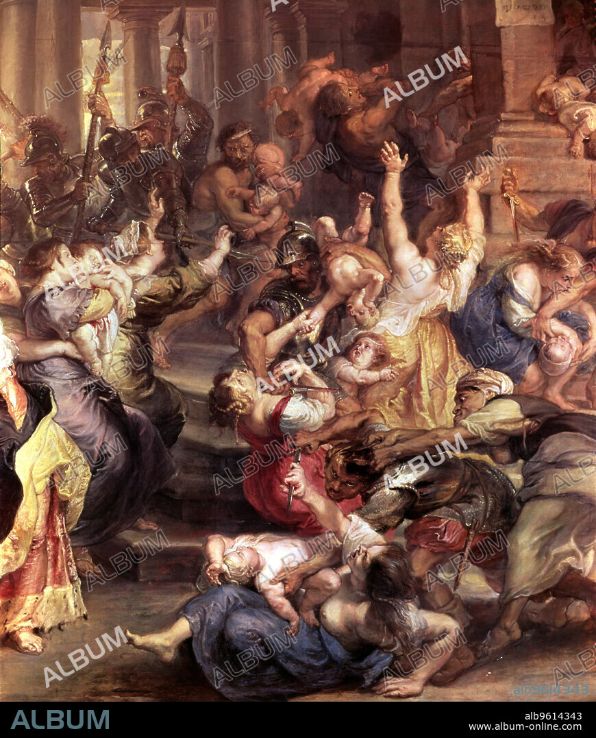 'Massacre of the Innocents', detail of an oil painting by Peter Paul Rubens.