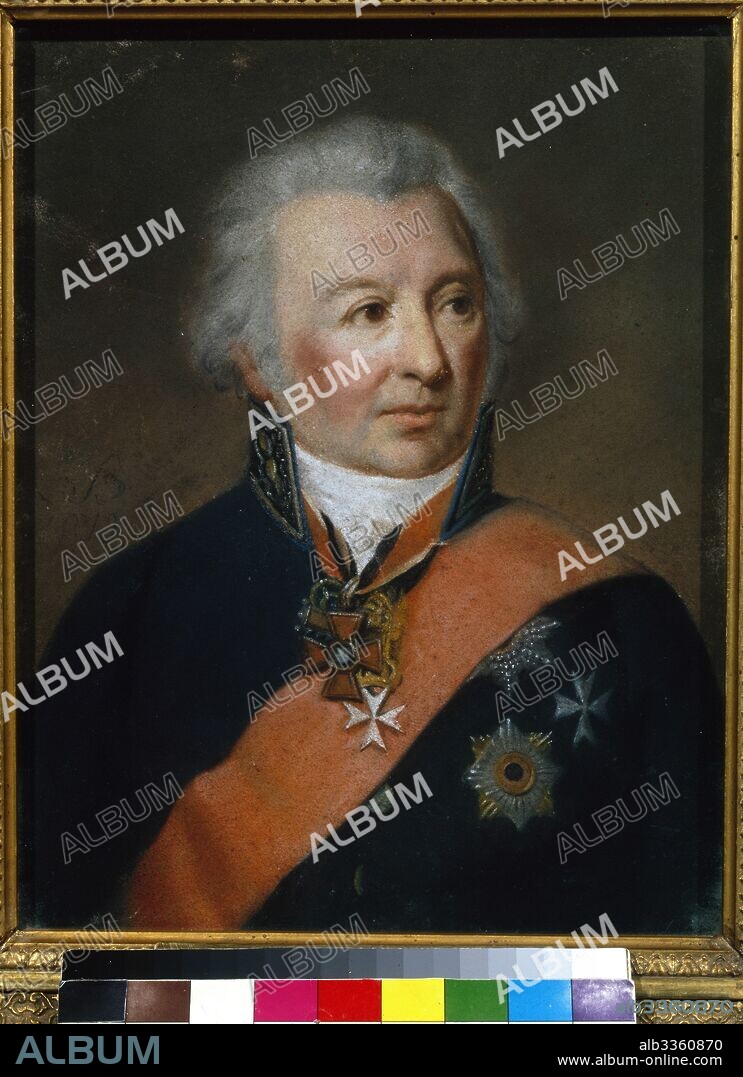 KARL WILHELM BARDOU. Portrait of Alexander Alexandrovich Sablukov (1749-1828).