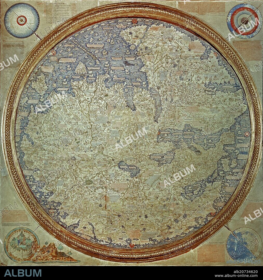 FRA MAURO. MAPAMUNDI - 1459.
