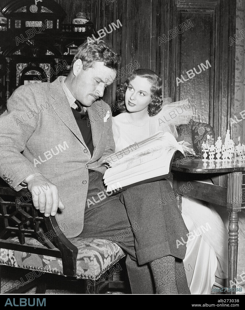 SUSAN HAYWARD and WILLIAM A. WELLMAN in BEAU GESTE, 1939, directed by WILLIAM A. WELLMAN. Copyright PARAMOUNT PICTURES.
