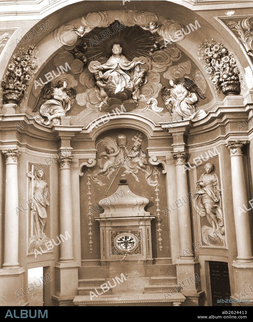 Abruzzo, L'Aquila, Corfinio, Basilica Valvense, Italy, 20th century, photo, photography, Europe.