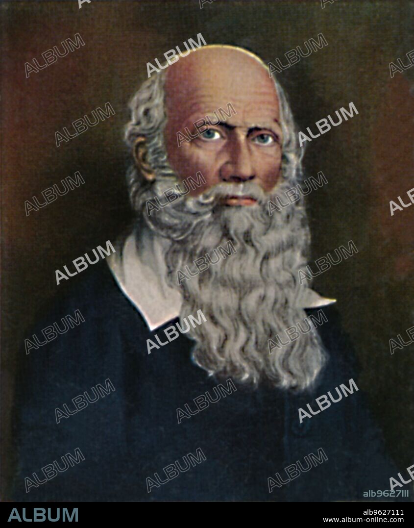 'Turnvater Jahn 1778-1852', 1934. Friedrich Ludwig Jahn (1778-1852), German gymnastics educator and nationalist. His admirers know him as Turnvater Jahn, roughly meaning "father of gymnastics" Jahn. From "Die Großen der Weltgeschichte". [Eckstein-Halpaus, Dresden, 1934].