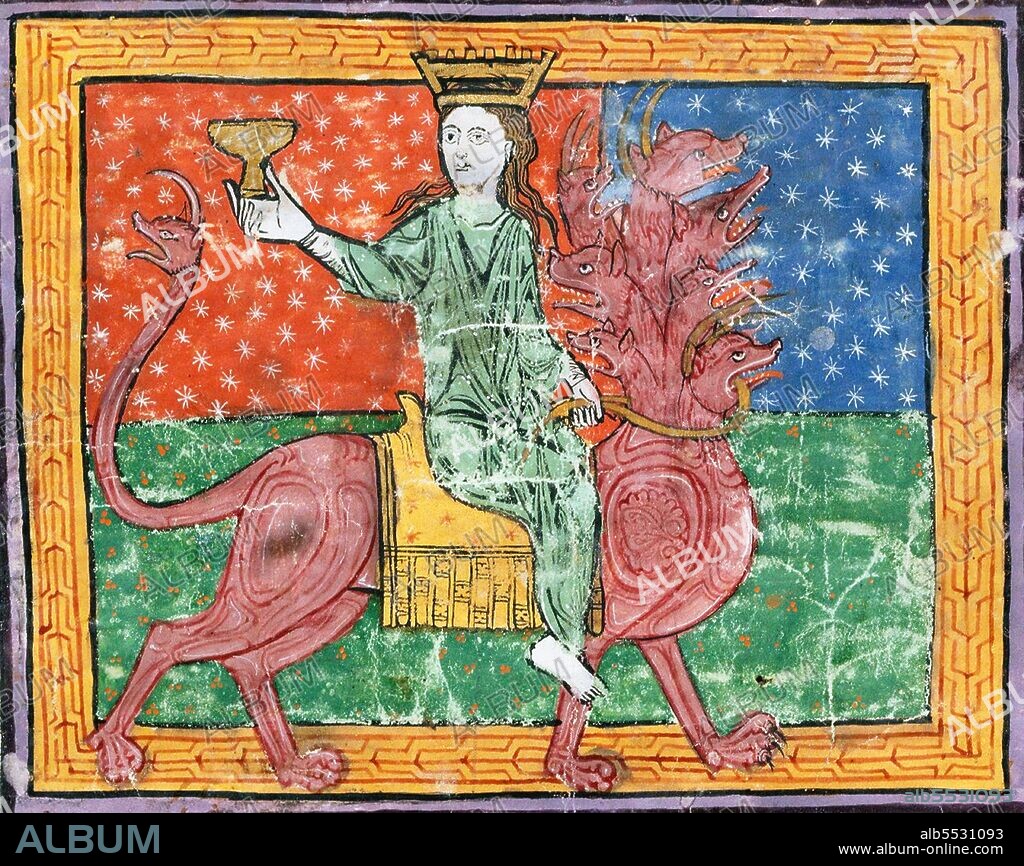 The Whore of Babylon or Babylon the Great is a Christian figure of evil mentioned in the Book of Revelation in the Bible.   Her full title is given as 'Babylon the Great, the Mother of Prostitutes and Abominations of the Earth'.