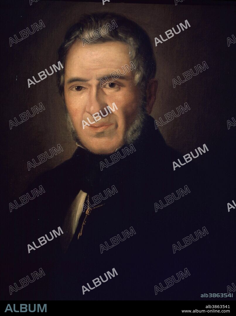 ARGUELLES, AGUSTIN. POLITICO ESPAÑOL . 1776 - 1843. OLEO DE FEDERICO JIMENEZ. GALERIA DE RETRATOS DEL ATENEO . MADRID. SFGP / © KORPA.