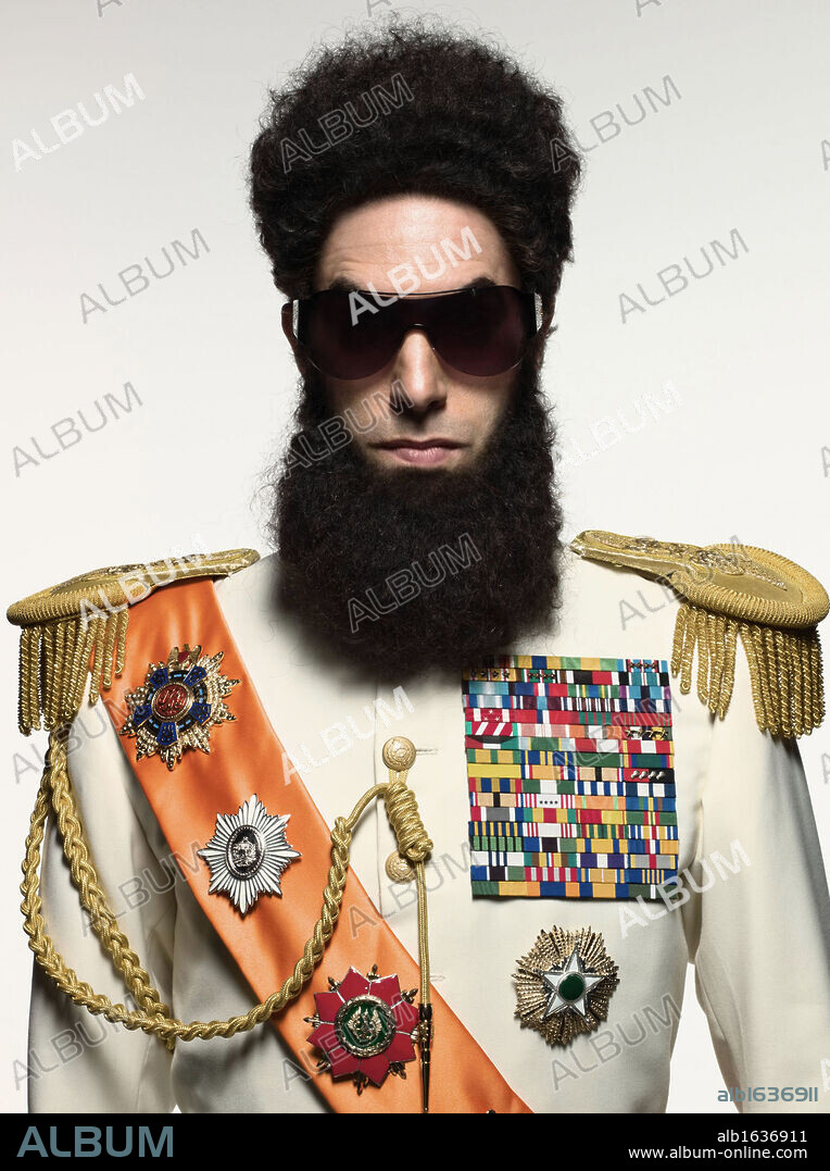 SACHA BARON COHEN in THE DICTATOR, 2012, directed by LARRY CHARLES. Copyright FOUR BY TWO FILMS.