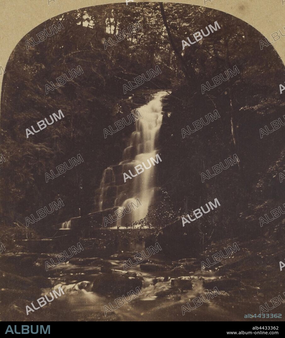 The Waterfall, Gill Beck., W.R. Sedgfield (English, 1826 - 1902), about 1858, Albumen silver print.