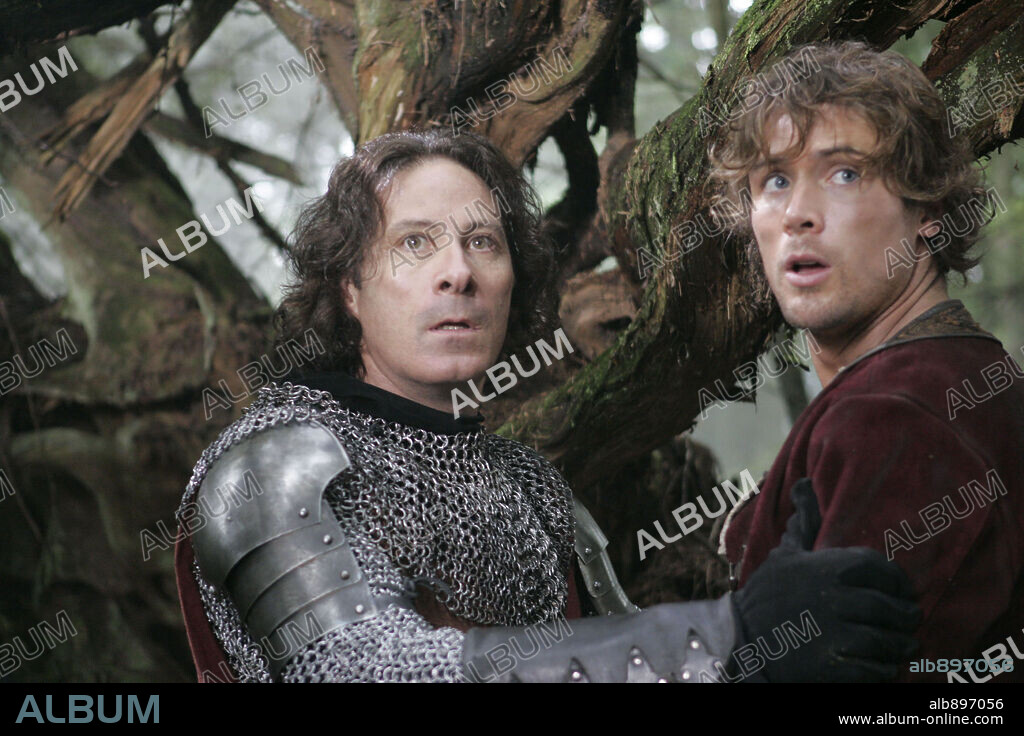 GARWIN SANFORD and JOHN REARDON in MERLIN'S APPRENTICE, 2006 (MERLIN'S APPRENTICE-TV), directed by DAVID WU. Copyright HALLMARK.