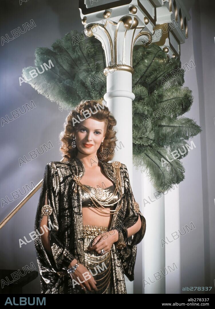 MAUREEN O'HARA in SINBAD, THE SAILOR, 1947, directed by RICHARD WALLACE. Copyright RKO.