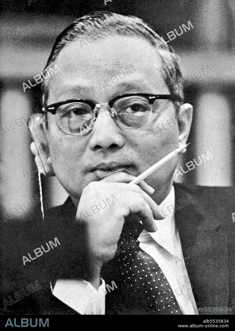 U Thant ( January 22, 1909 – November 25, 1974) was a Burmese diplomat and the third Secretary-General of the United Nations from 1961 to 1971. A native of Pantanaw, Thant was educated at the National High School and at Rangoon University. In the days of tense political climate in Burma, he held moderate views positioning himself between fervent nationalists and British loyalists. He was a close friend of Burma's first Prime Minister U Nu and served various positions in Nu's cabinet from 1948 to 1961. He was appointed as Secretary-General in 1961 when his predecessor, Dag Hammarskjöld died in an air crash. In his first term, Thant facilitated negotiations between U.S. President John F. Kennedy and Soviet premier Nikita Khrushchev during the Cuban missile crisis, thereby narrowly averting the possibility of a global catastrophe. In December 1962, Thant ordered the Operation Grand Slam which ended secessionist insurgency in Congo. He was reappointed as Secretary-General on 2nd December 1966 by a unanimous vote of the Security Council. In his second term, Thant was well-known for publicly criticizing American conduct in the Vietnam War. He oversaw the entry of several newly independent African and Asian states into UN. Thant refused to serve a third term and retired in 1971. Thant died of lung cancer in 1974. A devout Buddhist and the foremost Burmese diplomat who served on the international stage, Thant was widely admired and held in great respect by the Burmese populace. When the military government refused him any honors, riots broke out in Rangoon. But they were violently crushed by the government, leaving tens of casualties.