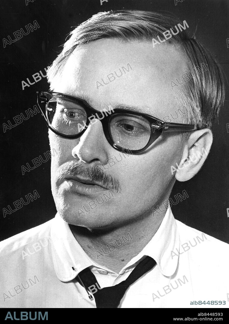Jan Malmsjö skådespelare och sångare 1962. Malmsjö Jan Artist Skådespelare Sångare Portr. (c) Jan Carlsson / Sydsvenskan / IBL.