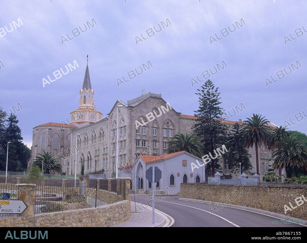 EXTERIOR - ABADIA CISTERCIENSE - S XX.