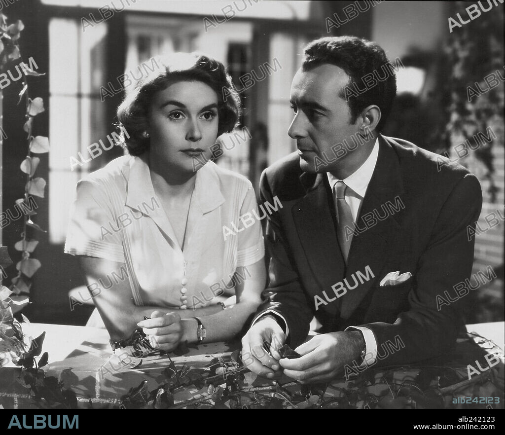 ANA MARISCAL and TOMAS BLANCO in LA FUENTE ENTERRADA, 1950, directed by ANTONIO ROMAN.