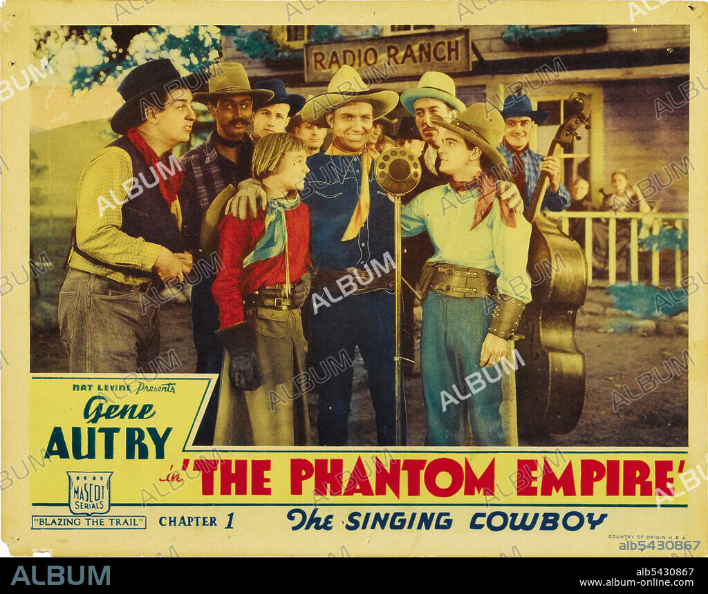 THE PHANTOM EMPIRE, 1935, directed by B. REEVES EASON ("BREEZY") and OTTO BROWER. Copyright Mascot Pictures.
