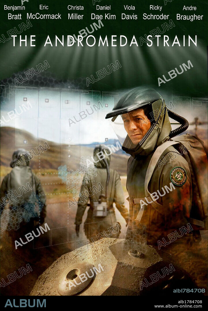 Poster de LA AMENAZA DE ANDRÓMEDA, 2008 (THE ANDROMEDA STRAIN). Copyright A.S.Films/Scott Free Productions/Traveler's rest Films.