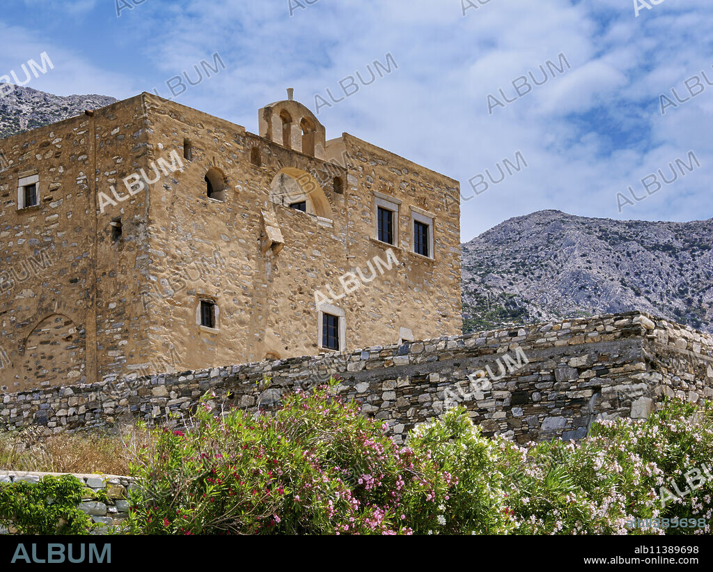 Bazeos Tower, Naxos Island, Cyclades, Greek Islands, Greece, Europe.