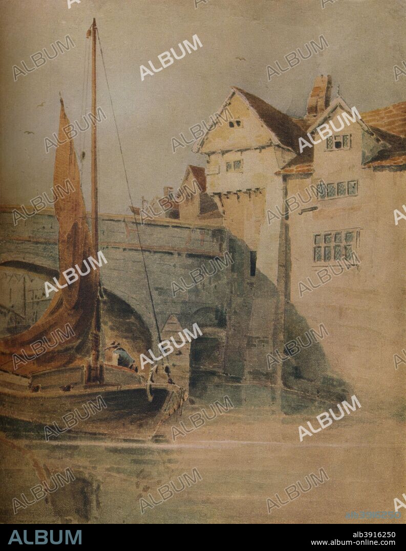 'Fye Bridge, Norwich', c1835, (1938). From A Catalogue of the Pictures and Drawings in the collection of Frederick John Nettleford, Volume IV, by C. Reginald Grundy and F. Gordon Roe. [Emrose and Sons Ltd., London and Derby, 1938].