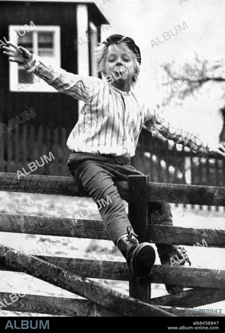 ARKIV -1971 "Emil i Lönneberga" pelas av Jan Ohlsson, 8 år från Uppsala. Foto:Jan Holmlund Kod: 18 COPYRIGHT SCANPIX SWEDEN.